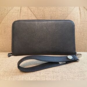Thirty-One Elegant Black Wristlet Wallet